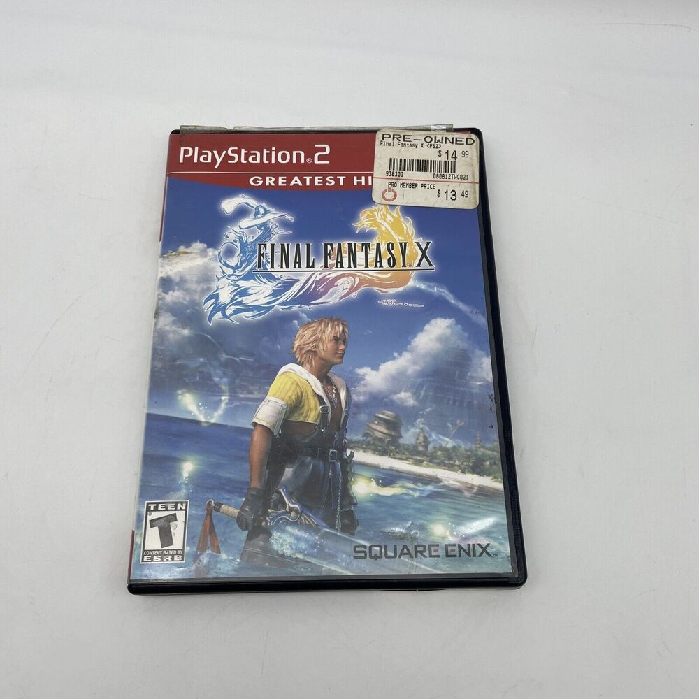 Final Fantasy X Greatest Hits (Sony PlayStation 2, 2001) Complete